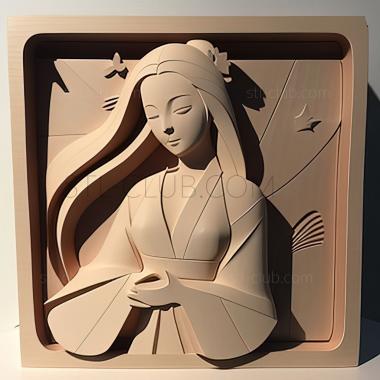 3D model Princess Kaguya Ootsutsuki FROM NARUTO (STL)